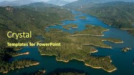  Presentation with hong kong - PPT layouts with landscape-of-tai-lam-chung background and a tawny brown colored foreground