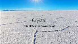  Presentation with salt - Cool new PPT layouts with landscape-of-the-uyuni-salt backdrop and a light gray colored foreground
