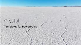  Presentation with salt - Presentation theme consisting of landscape-of-the-uyuni-salt background and a light gray colored foreground