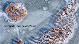  Presentation with sea - Presentation theme enhanced with landscape-of-the-vistula-spit and a light blue colored foreground