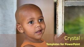  Presentation with african landscape ethiopia - Slides with landscape-portrait-head-and-shoulders background and a  colored foreground