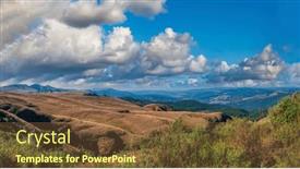  Presentation with japan beautiful landscape mountain fuji - Slide set having landscape-vista-mountains-in-mpumalanga background and a tawny brown colored foreground