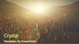  Presentation with epic - Amazing presentation design having landscape wildlife nature hill bottom backdrop and a tawny brown colored foreground