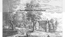  Presentation with country - PPT layouts featuring landscape-with-a-country-house background and a light gray colored foreground