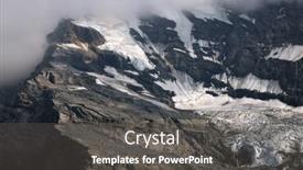  Presentation with mountain lake - PPT layouts having landscape-with-bluemlisalp-mountain-between background and a dark gray colored foreground