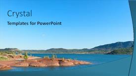  Presentation with lac - PPT layouts having landscape-with-nature-at-lac background and a light blue colored foreground