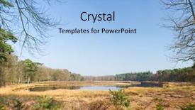  Presentation with dutch - Cool new presentation theme with landscape-with-nature-fen backdrop and a light blue colored foreground