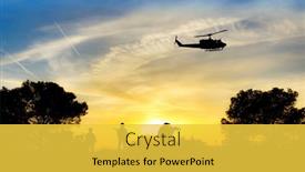  Presentation with soldiers - PPT layouts consisting of landscape-with-soldiers background and a yellow colored foreground