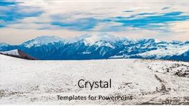  Presentation with military k9 - Presentation theme featuring landscape with views of military background and a  colored foreground