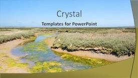  Presentation with dutch - Beautiful presentation theme featuring landscape-with-water-at-dutch backdrop and a light blue colored foreground