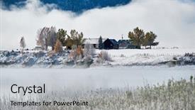 Presentation with japan beautiful landscape mountain fuji - Slides with landscape with wolford mountain reservoir background and a  colored foreground