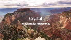  Presentation with bc forest landscapes - Slides consisting of landscapes of the grand canyon background and a tawny brown colored foreground