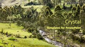  Presentation with colombia - Colorful slide deck enhanced with landscapes-river-caldas-colombia backdrop and a tawny brown colored foreground