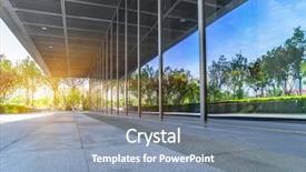  Presentation with modern building - Beautiful slides featuring landscaping business - exterior of modern building backdrop and a  colored foreground