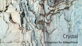  Presentation with landslide - Beautiful presentation featuring landslide - detailed background texture of shale backdrop and a light blue colored foreground