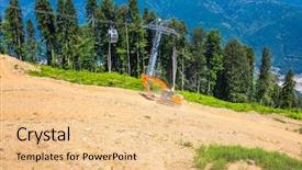  Presentation with emei mountain - Cool new slides with landslide - mountain slope krasnaya polyana sochi backdrop and a lemonade colored foreground