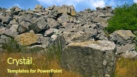  Presentation with landslide - Slides enhanced with landslide - stones background and a  colored foreground