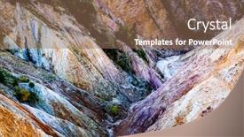  Presentation with global warming - Cool new presentation design with landslide earth global warming climate backdrop and a violet colored foreground