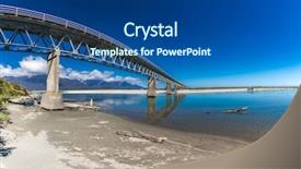  Presentation with new zealand - Amazing slide set having zealand's longest one-lane backdrop and a ocean colored foreground