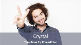  Presentation with kentucky derby winner - Colorful presentation design enhanced with langage naturel - winner young man with victory backdrop and a ocean colored foreground