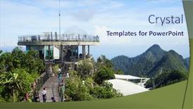  Presentation with malaysia - Theme with langkawi-island-january-17-2017 background and a sky blue colored foreground