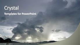  Presentation with malaysia - Presentation design enhanced with langkawi island malaysia asia background and a gray colored foreground