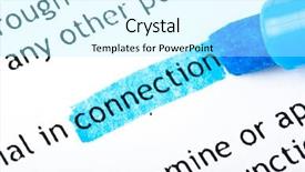  Presentation with connection - Audience pleasing PPT theme consisting of languag bady - connection word text backdrop and a  colored foreground