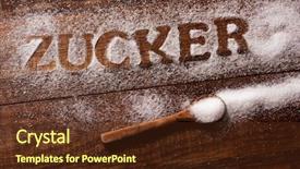  Presentation with sugar - Presentation design with languag bady - high angle view background and a tawny brown colored foreground