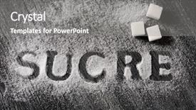  Presentation with sugar cubes - Beautiful slide set featuring languag bady - high angle view backdrop and a gray colored foreground