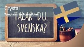  Presentation with swedish - Slide deck consisting of svenska do you speak swedish background and a light gray colored foreground