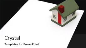  Presentation with legal document - Beautiful presentation theme featuring lanlord tenant - legal lease agreement document backdrop and a white colored foreground