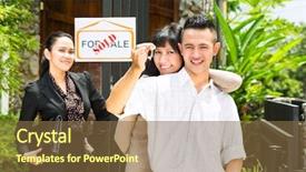  Presentation with real estate - Audience pleasing presentation theme consisting of lanlord tenant - real estate market - young backdrop and a tawny brown colored foreground