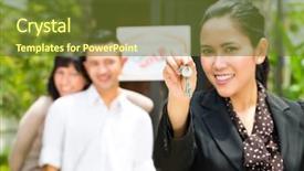  Presentation with realtor - Cool new presentation design with lanlord tenant - real estate market - young backdrop and a tawny brown colored foreground