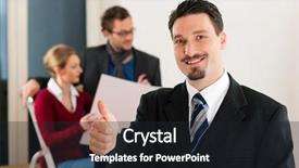  Presentation with real estate - Slide deck consisting of lanlord tenant - young couple buying or renting background and a  colored foreground