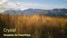  Presentation with lanscape - PPT layouts consisting of lanscape montenegro background and a tawny brown colored foreground