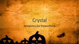  Presentation with halloween - Audience pleasing presentation theme consisting of lantern festival - halloween abstract background backdrop and a gold colored foreground