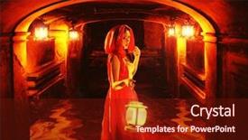  Presentation with romantic - Audience pleasing slide deck consisting of deer skull mount on old shiplap wall backdrop and a dark gray colored foreground