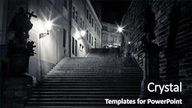  Presentation with prague - Colorful PPT theme enhanced with lanterns in prague at night backdrop and a wine colored foreground