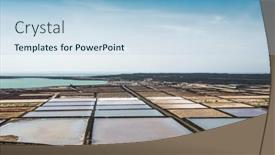  Presentation with colorful - Audience pleasing slide deck consisting of lanzarote-saltworks-salinas-de-janubio backdrop and a light blue colored foreground