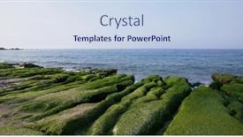  Presentation with taiwan - Presentation theme with laomei-green-reef-in-taiwan background and a sky blue colored foreground