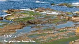  Presentation with taiwan - Presentation theme having laomei-green-reef-in-taiwan background and a violet colored foreground