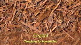  Presentation with tea - Slide set featuring lapacho tea or taheeboo full background and a tawny brown colored foreground