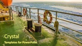  Presentation with icebreaker - Colorful slide deck enhanced with lapland the excursion backdrop and a tawny brown colored foreground