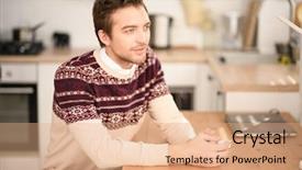  Presentation with intelligence intelligent house smart home - Slide set enhanced with laptop casual spring fashion gadget background and a coral colored foreground