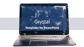  Presentation with computer repair - Presentation theme with laptop-computer-laptop-laptop-computer background and a  colored foreground