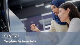  Presentation with team working together - Presentation theme with laptop computer while writing programming background and a seafoam green colored foreground