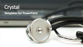  Presentation with digital - Presentation design with laptop illustrating concept of digital background and a dark gray colored foreground