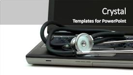  Presentation with digital - Beautiful presentation theme featuring laptop illustrating concept of digital backdrop and a black colored foreground