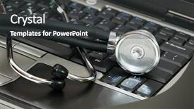  Presentation with digital forensics - Beautiful PPT theme featuring laptop illustrating concept of digital backdrop and a dark gray colored foreground