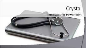  Presentation with digital forensics - Theme with laptop illustrating concept of digital background and a white colored foreground